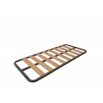 Somier 90x190 Cm Multiláminas Con Reguladores Lumbares Tubo Acerado 40x30  Mm Láminas De Haya Antideslizantes + 4 Patas Cilíndricas De 32 Cm. con  Ofertas en Carrefour