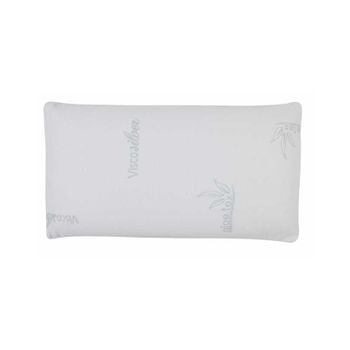 Almohada De Viscoelástica Sylver | Doble Funda Poliéster Con 1 Hilo De Plata | Tamaño 90 Cm (tamaño: 90 Cm)