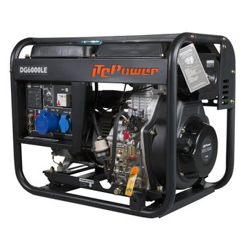 Itcpower Dg6000le Generador Eléctrico Diesel Itcpower Abierto 5,3 Kw