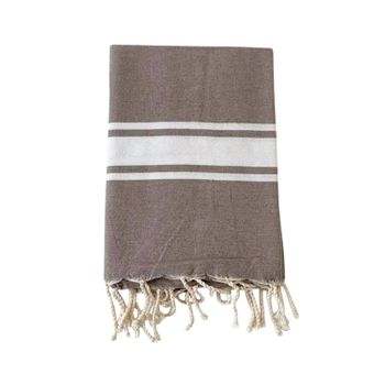 Toalla De Playa Fouta Tradicional Kozo Topo 100x200 190g/m²