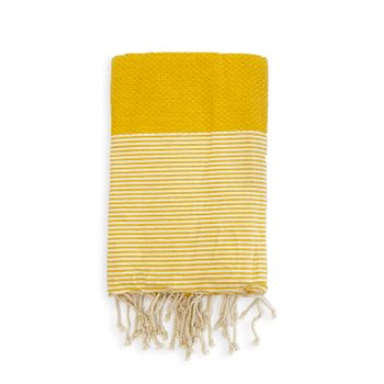 Toalla De Playa Fouta Tradicional Mikanda Girasol 100x200 190g/m²