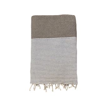 Toalla De Playa Fouta Tradicional Mikanda Topo 100x200 190g/m²