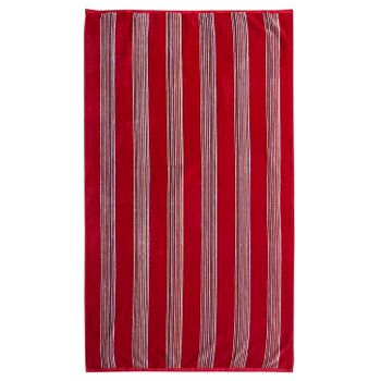 Toalla De Playa Milonga Rojo 90x170 400g/m² Terciopelo Jacquard