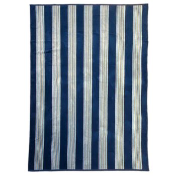 Toalla De Playa Milonga Navy Xl 140x180 400g/m² Terciopelo Jacquard