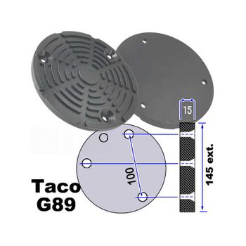 Par De Tacos De Goma 689 / G89 Para Elevadores