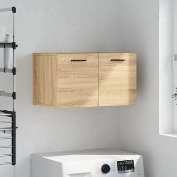 Armario De Pared | Mueble Pared Madera Ingeniería Roble Sonoma 60x36,5x35 Cm Cfw741121