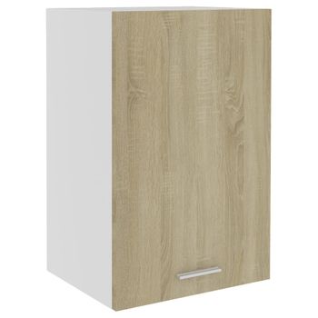 Armario De Pared | Mueble Pared | Armario Colgante Cocina Madera Ingeniería Roble 39,5x31x60 Cm Cfw739561