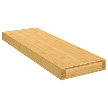 Estante De Pared | Estante Flotante | Repisa De Pared De Bambú 60x20x4 Cm Cfw759310