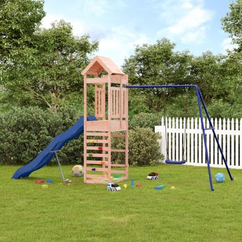 Parque Infantil | Área De Juegos De Exterior Madera Maciza Douglas Cfw783088