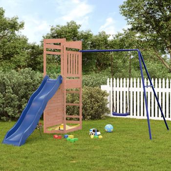 Parque Infantil | Área De Juegos De Exterior Madera Maciza Douglas Cfw783149