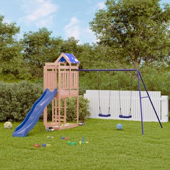 Parque Infantil | Área De Juegos De Exterior Madera Maciza Douglas3156935 Cfw783243