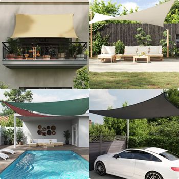 Toldo De Vela | Vela Parasol | Toldo Vela De Sombra Cuadrado Tela Oxford Beige 4,5x4,5 M Cfw5155922