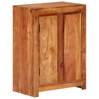 Aparador | Aparador De Comedor | Armario De Cocina De Madera Maciza De Acacia 55x35x75 Cm Cfw6484028