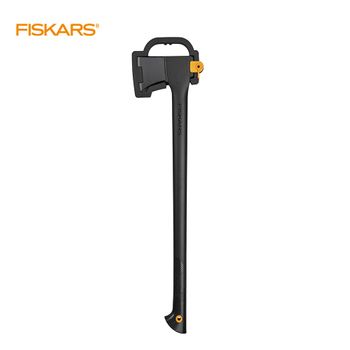 Fiskars Hacha De Tala A18 Size L Para Cortar Leña, Incluye Funda