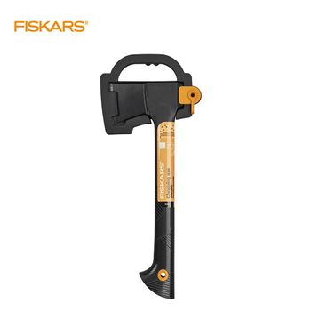 Fiskars Hacha De Rajar A6 Size Xs De Mano Para Camping, Incluye Funda