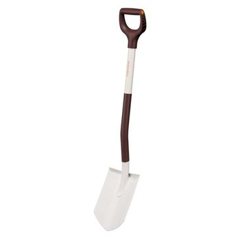 Fiskars 1067519 Pala Con Borde En Punta White