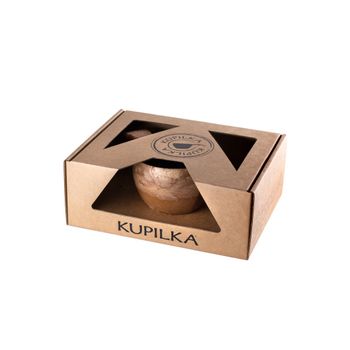 Caja Regalo K14 Plato Pequeño+k21 Taza Clásica+cucharita Color Madera Kupilka