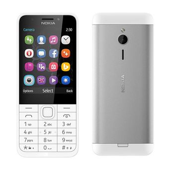 Nokia 230 Dual Sim Silver Libre