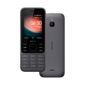 Nokia 6300 Charcoal Móvil 4g 2.4'' Qvga 4gb Cámara Vga Fm Wifi Bluetooth