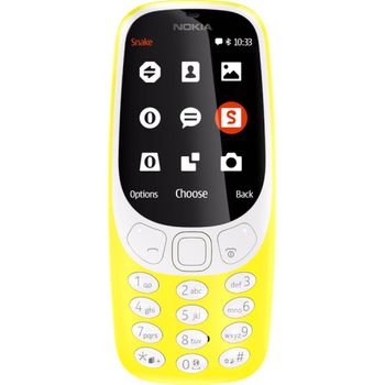 Nokia 3310 6,1 Cm (2.4') 79,6 G Negro, Gris, Amarillo Característica Del Teléfono