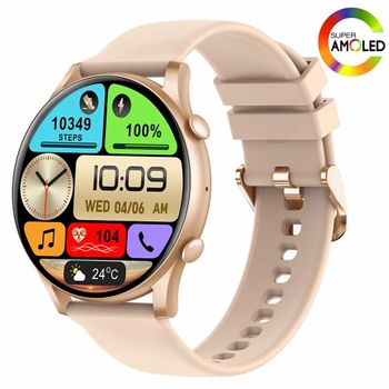 Reloj Inteligente Bp Monitor De Salud Contestar Hacer Llamada Reloj Siempre En Pantalla Smartwatch Impermeable Para Hombres Mujeres