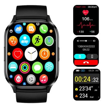Smart Watch Bluetooth Call Watch 2.01 Inch Hd Alway On Display Fitness Tracker Sport Smartwatch Men Women