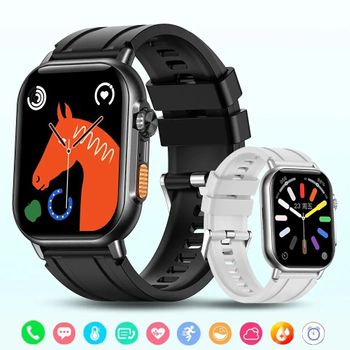 Reloj Inteligente Iwo Pro Tk23 Smartwatch Hombres Deportes Al Aire Libre 2,02 Pulgadas Pantalla Grande Hd Bluetooth Llamada Ip68 Reloj Inteligente Impermeable