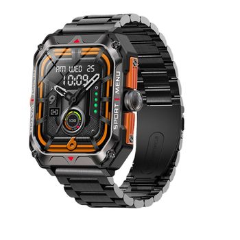 Reloj Inteligente Para Hombre, Monitor Militar Saludable, Voz Ai, Llamada Bluetooth, Fitness, Reloj Inteligente Deportivo Resistente Al Agua Para Android Ios