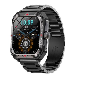 Reloj Inteligente Para Hombre, Monitor Militar Saludable, Voz Ai, Llamada Bluetooth, Fitness, Reloj Inteligente Deportivo Resistente Al Agua Para Android Ios