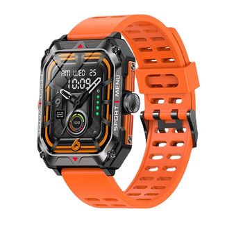 Reloj Inteligente Para Hombre, Monitor Militar Saludable, Voz Ai, Llamada Bluetooth, Fitness, Reloj Inteligente Deportivo Resistente Al Agua Para Android Ios