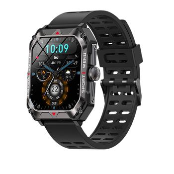 Reloj Inteligente Para Hombre, Monitor Militar Saludable, Voz Ai, Llamada Bluetooth, Fitness, Reloj Inteligente Deportivo Resistente Al Agua Para Android Ios