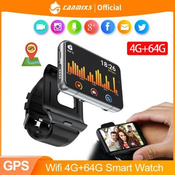 Reloj Inteligente 4g Gps Wifi 4g 64g Reloj Inteligente Para Hombres Cámaras Duales Reloj Inteligente Android 9,0 Tarjeta Sim Monitoreo De Velocidad S999