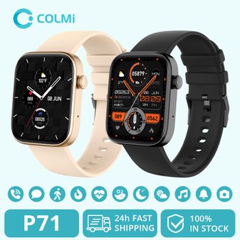 Reloj Inteligente P71 Con Llamadas De Voz Para Hombres, Monitoreo De Salud Ip68, Notificaciones Inteligentes A Prueba De Agua, Asistente De Voz, Reloj Inteligente Para Mujeres