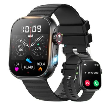 Reloj Inteligente Para Hombre Y Mujer, Rastreador Deportivo De Fitness, Linterna Led De Temperatura Corporal, Reloj Inteligente Resistente Al Agua Para Ios