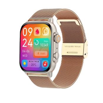 Reloj Inteligente Hk95 Ultra Smartwatch Hombres Mujeres Nfc Pantalla Reloj Inteligente Bluetooth Llamada Oxígeno Deporte Reloj Impermeable