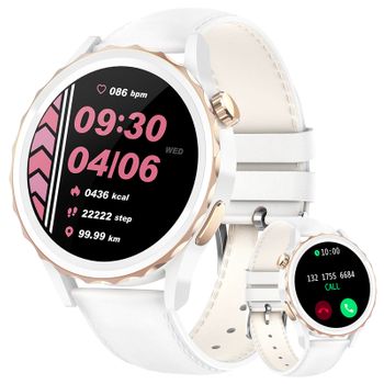 Smartwatch Mujer Con Llamada Bluetooth Smartwatch 24 Modos Deportivos Monitor Spo2 Sueño Resistente Al Agua Ip68 Dorado