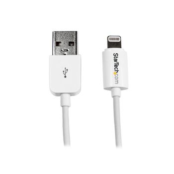 Startech.com - Cable 3m Lightning 8 Pin A Usb A 2.0 Para Apple Ipod Iphone 5 Ipad - Blanco