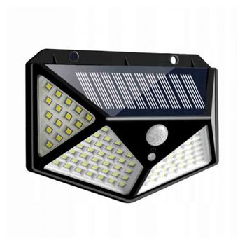 Lámpara Solar Sensor De Movimiento 20w 100 Led Foyu