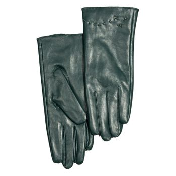 Guantes Polipiel Mujer Verde Talla M