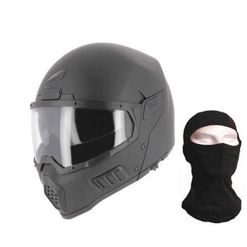 Casco Integral + Pasamontañas Spectrum - Negro Astone Helmets