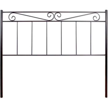 Cabecero De Forja Valenciano, Color Negro Cabezal Para Cama De 150 Cm, Cama Matrimonio (155 Cm X 125 )