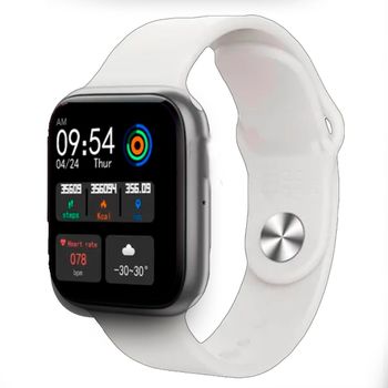 Reloj Inteligente Deportivo Impermeable Al Agua Con Bluetooth, Rastreador De Fitness Blanco