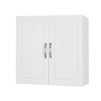 Armario Auxiliar Multiusos De Pared Con 2 Puertas Blanco L60 X H 60 Cm