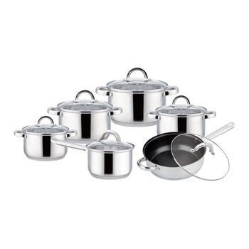 Batería de cocina acero inoxidable 9 pcs - Lexia