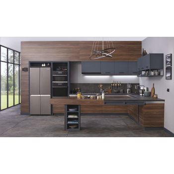 Haier Cube 83 Serie 7 Htf-508dgs7 Nevera Puerta Lado A Lado Independiente 537 L F Gris