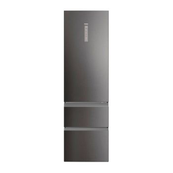 Combi Haier Htw5620cnmp Dark Inox 205cm 3puertas C