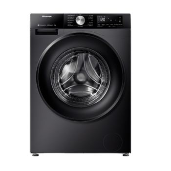 Lavadora Hisense Wf3s9043bb3 Negro 9kg Vapor A Wif