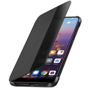 Huawei Smart Cover Funda Huawei P20 Con Ventana Flip View Negra