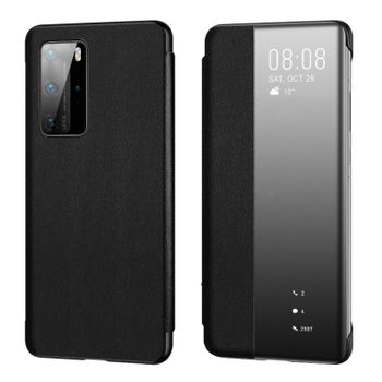 Funda Huawei P40 Pro Translúcida Smart View Original Huawei – Negro