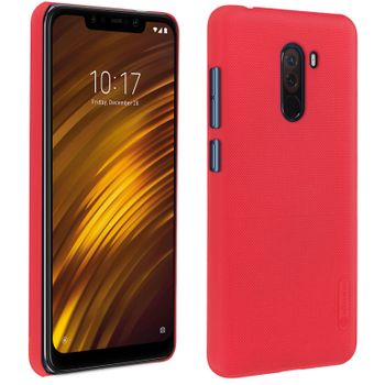 Carcasa Protectora Pocophone F1 Nillkin Soporte Shield Rouge